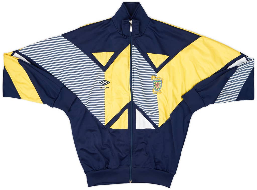 1991-92 Scotland Umbro Track Jacket - 8/10 - (S)
