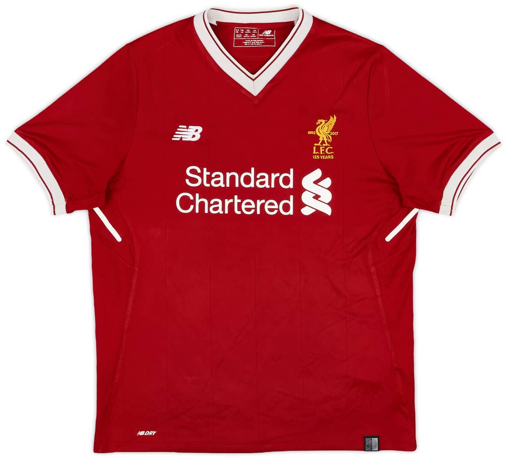 2017-18 Liverpool 125 Years Home Shirt - 8/10 - (XL.Boys)