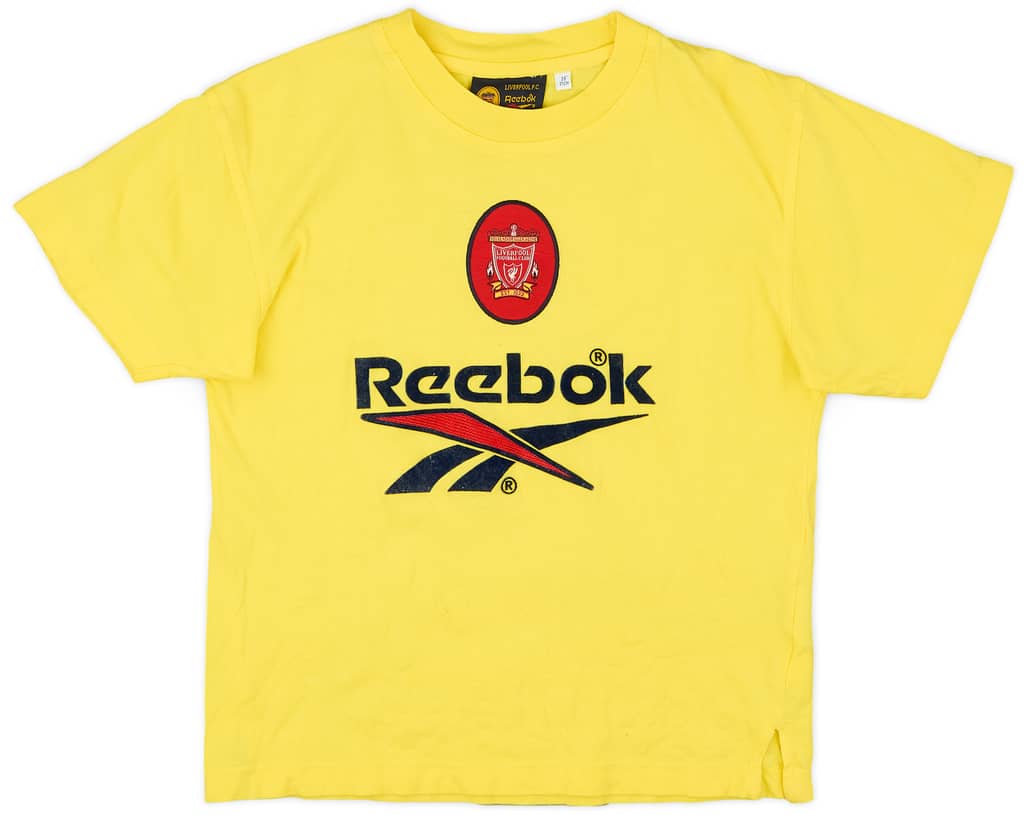1997-99 Liverpool Reebok Cotton Tee - 9/10 - (S.Boys)
