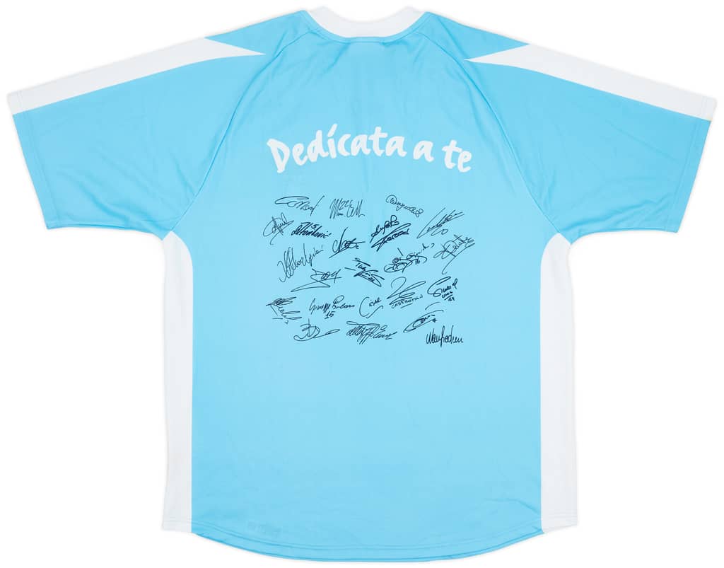 2003-04 Lazio 'Signed' Basic Home Shirt - 8/10 - (L)