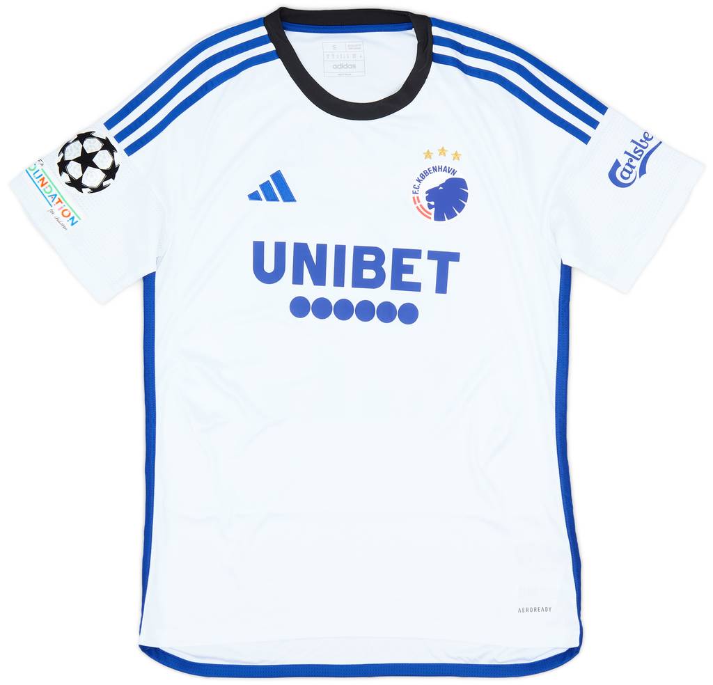 2023-24 FC Copenhagen Champions League Match Issue Home Shirt Ankersen #22