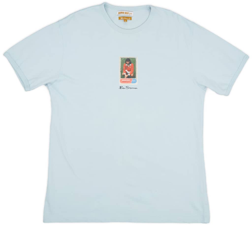 2003 Ben Sherman 'George Best' Graphic Tee - 9/10 - (XXL)