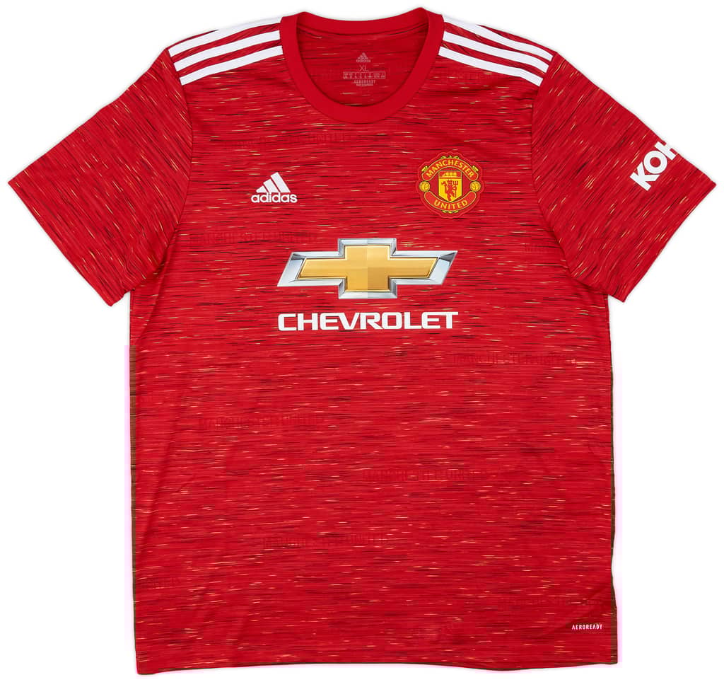 2020-21 Manchester United Home Shirt B.Fernandes #18 - 9/10 - (XL)