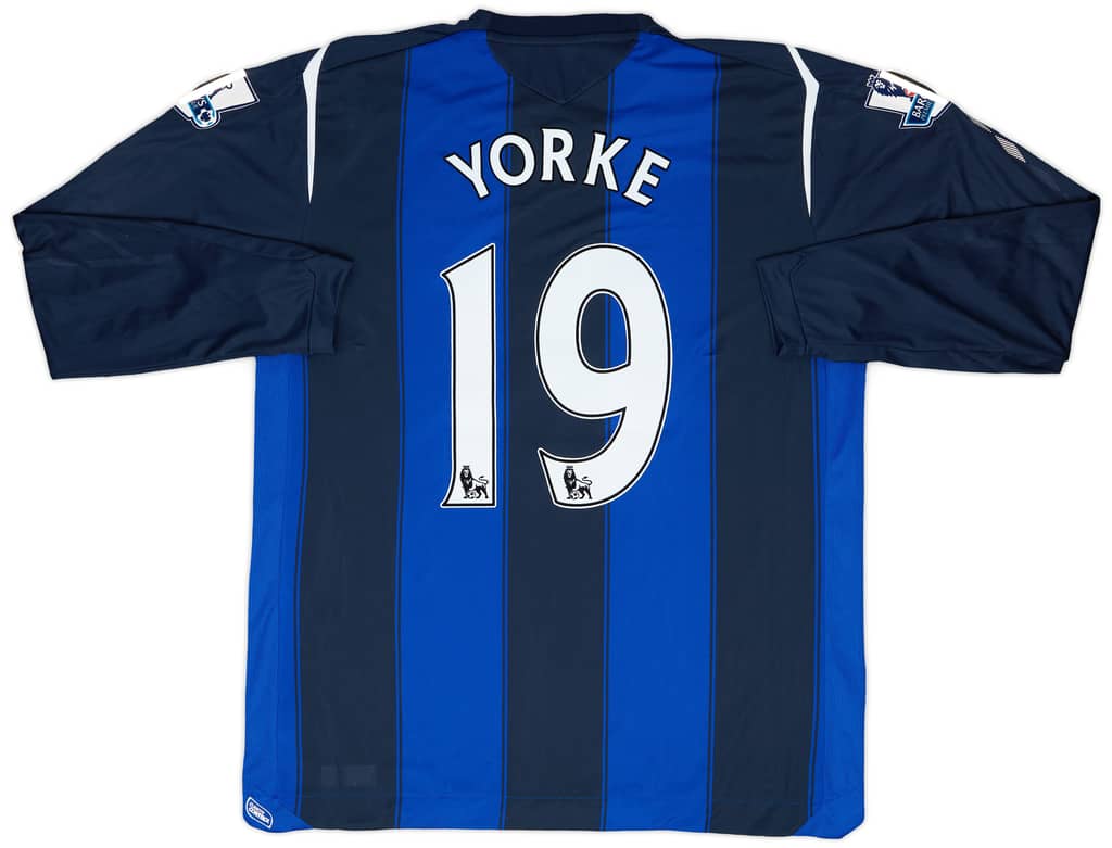 2008-09 Sunderland Match Issue Away Shirt Yorke #19
