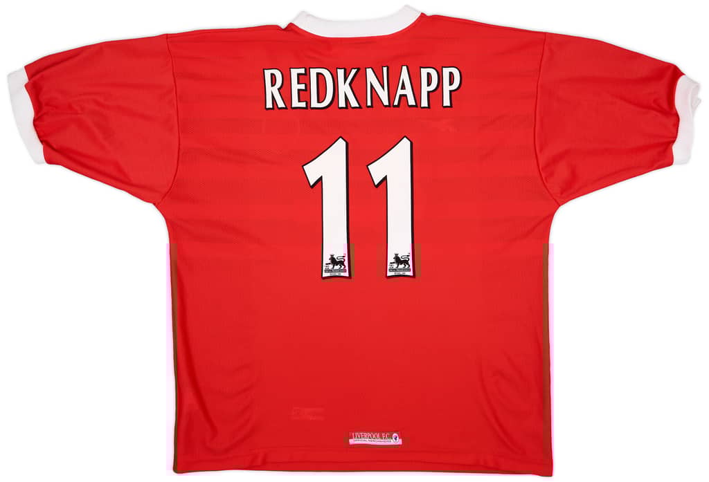 1998-00 Liverpool Home Shirt Redknapp #11 (XL)