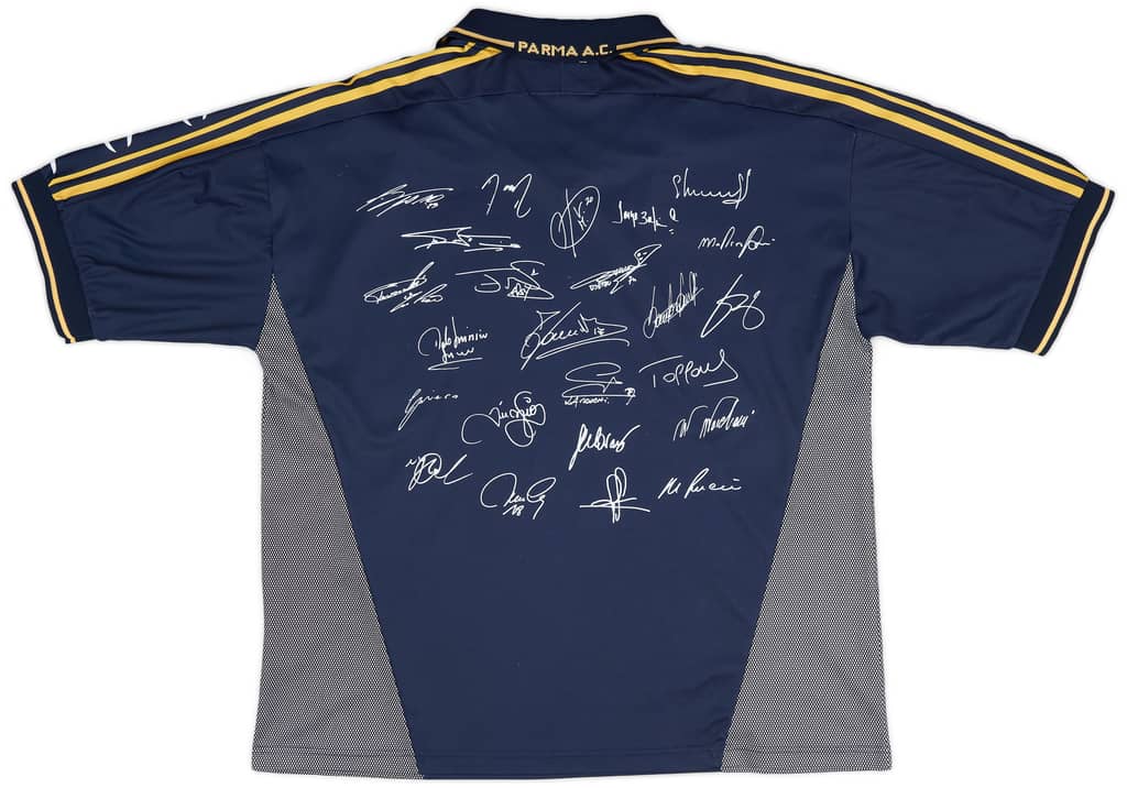 2000-01 Parma 'Signed' Finale TIM Cup Away Shirt - 7/10 - (XL)