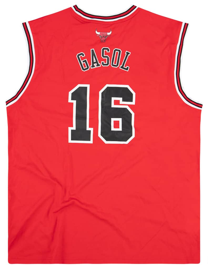 2014 Chicago Bulls Gasol #16 adidas Jersey (Away) XL - W/Tags
