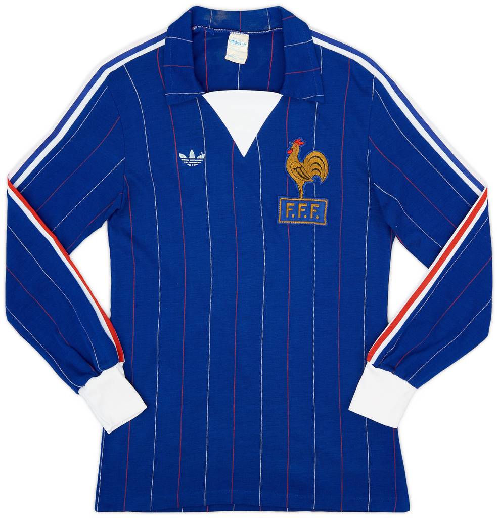 1980-82 France Home L/S Shirt - 8/10 - (M)