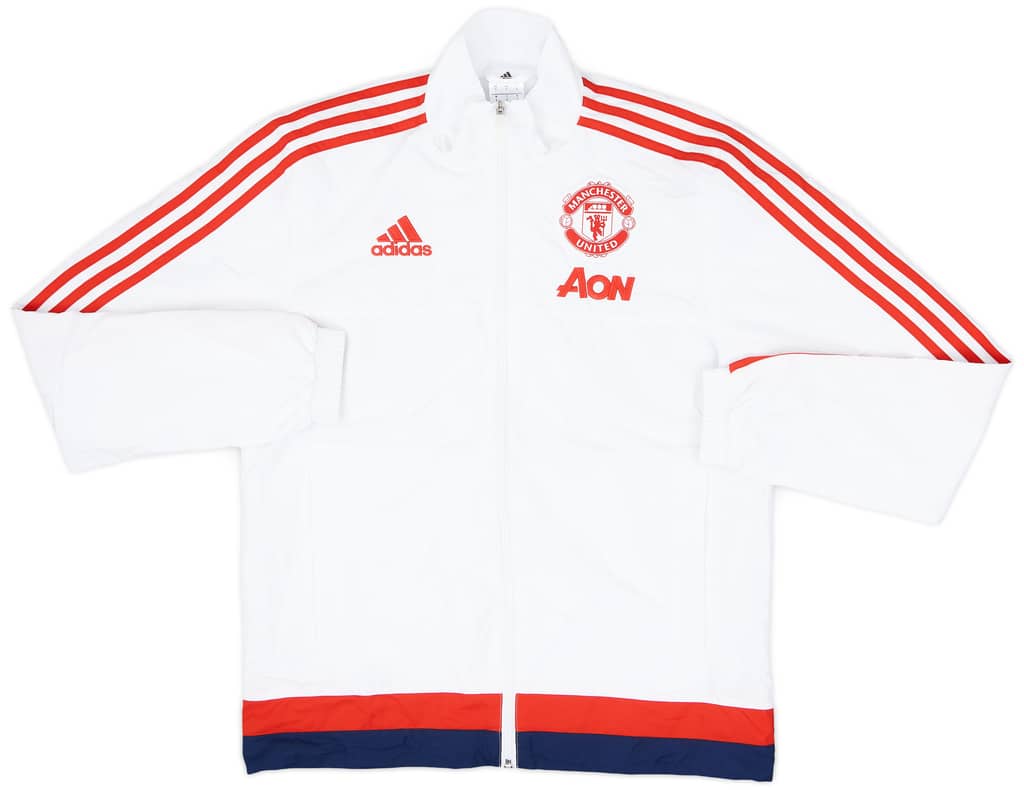 2015-16 Manchester United adidas Track Jacket - 9/10 - (S)