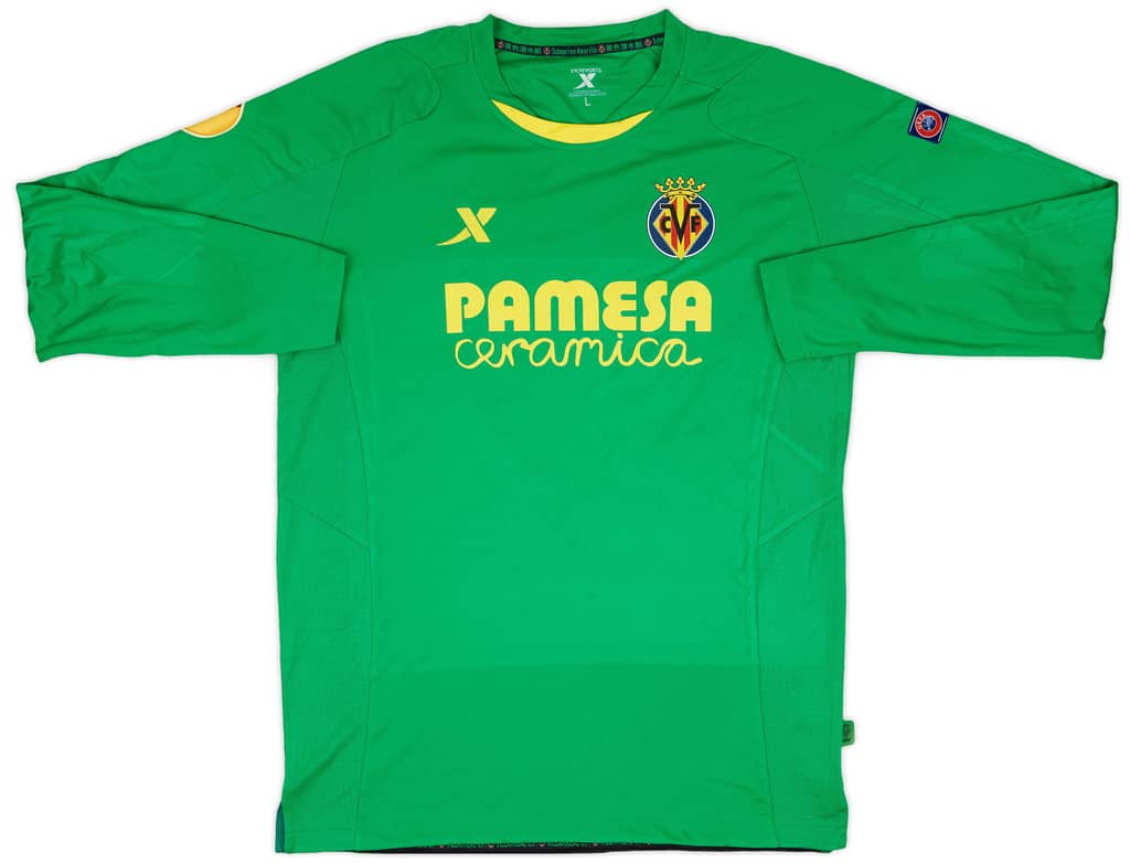 2014-15 Villarreal GK Shirt J.C.Sanchez #25 - 8/10 - (L)