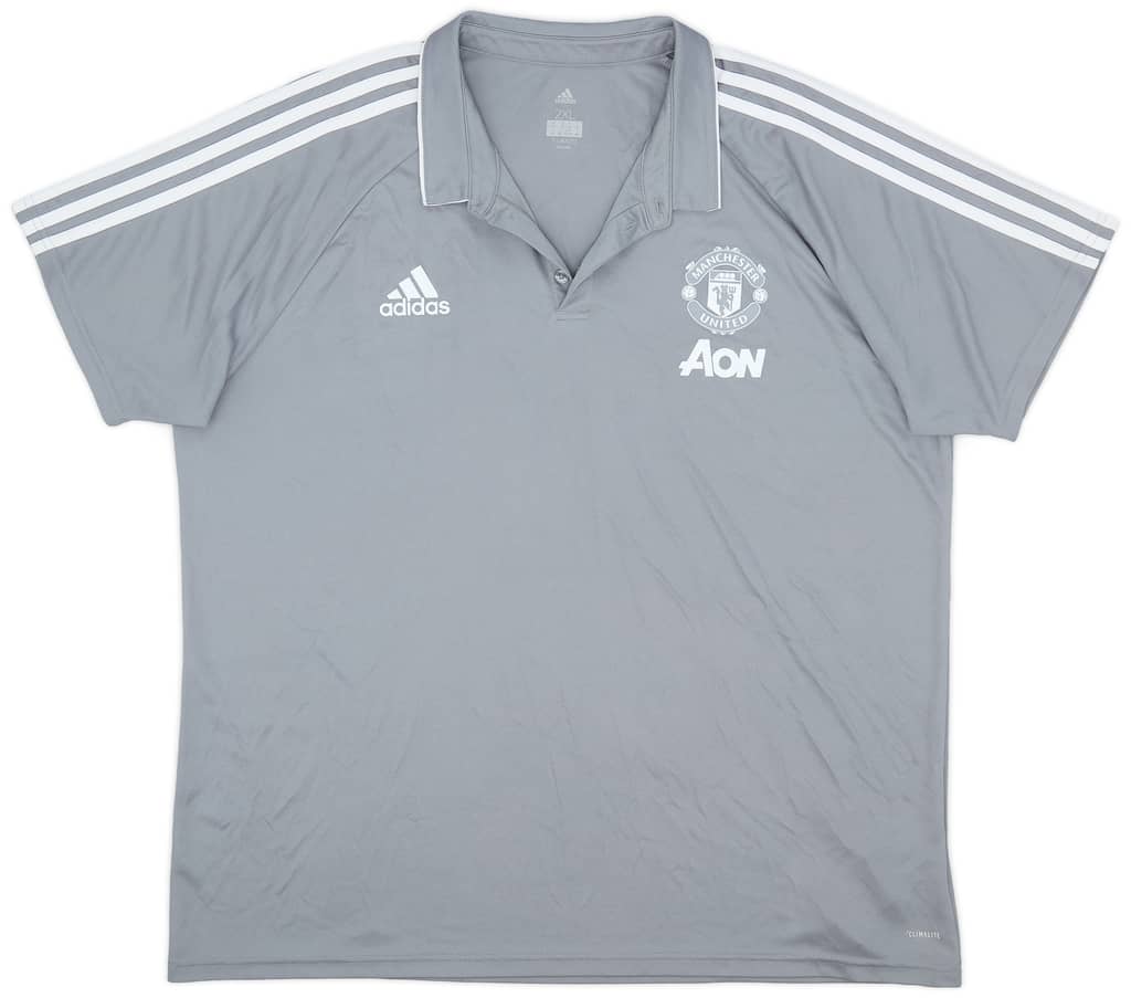 2017-18 Manchester United Polo Shirt - 9/10 - (XXL)