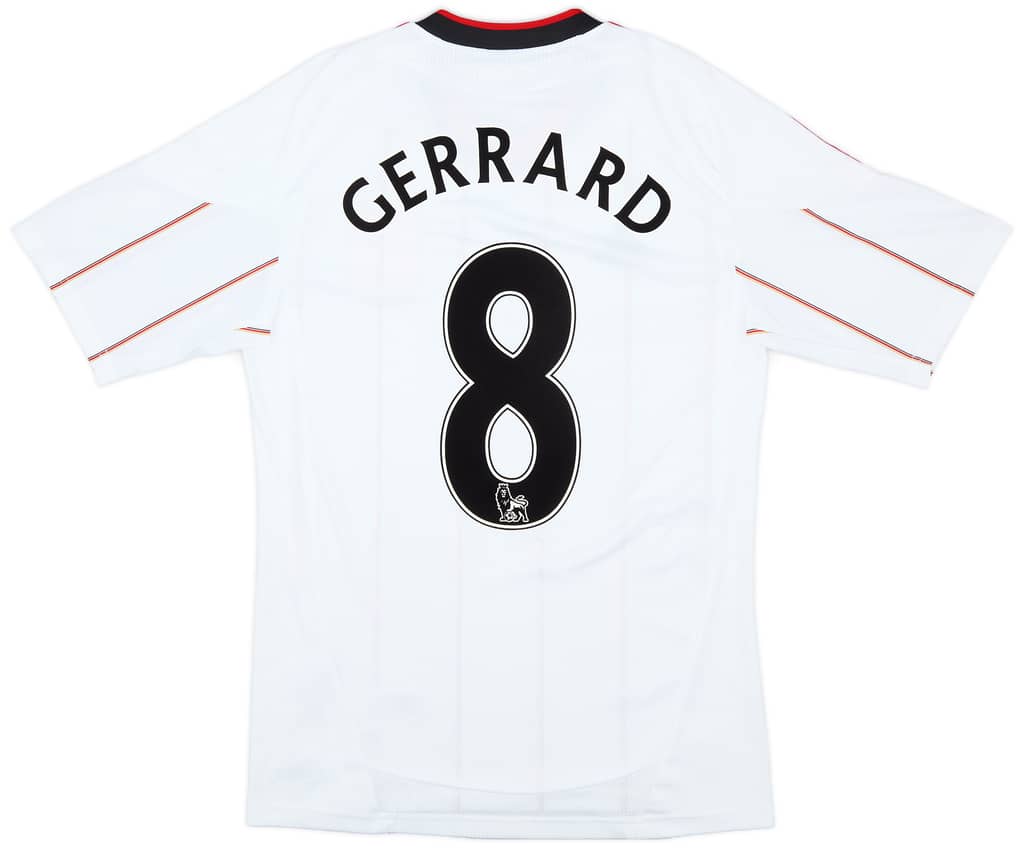 2010-11 Liverpool Away Shirt Gerrard #8 - 7/10 - (S)