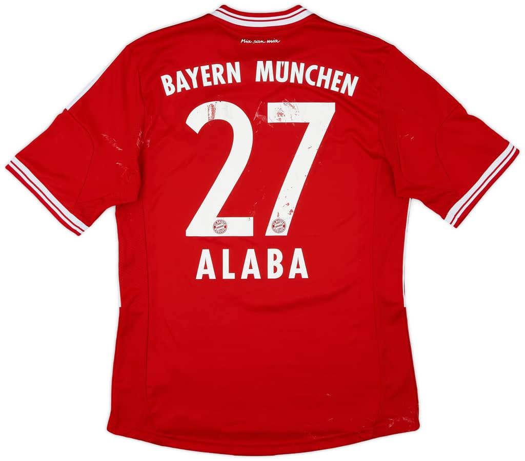2013-14 Bayern Munich Home Shirt Alaba #27 - 5/10 - (M)