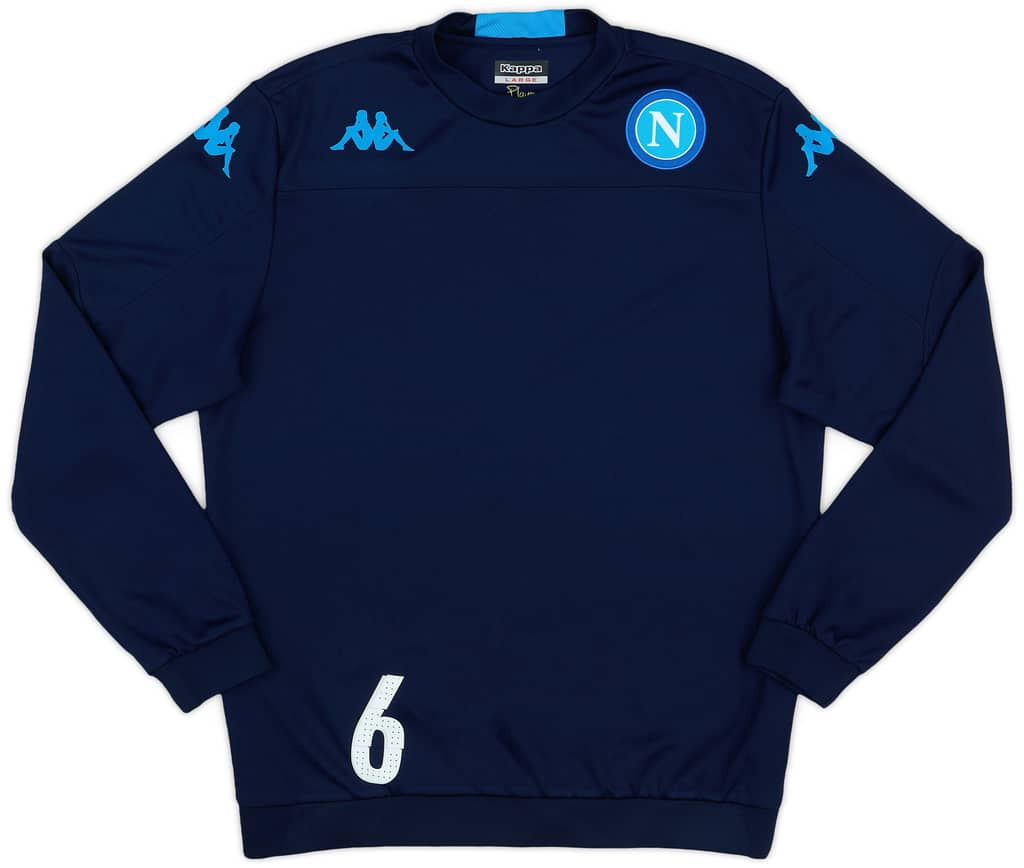 2017-18 Napoli Player Issue Training Top - 5/10