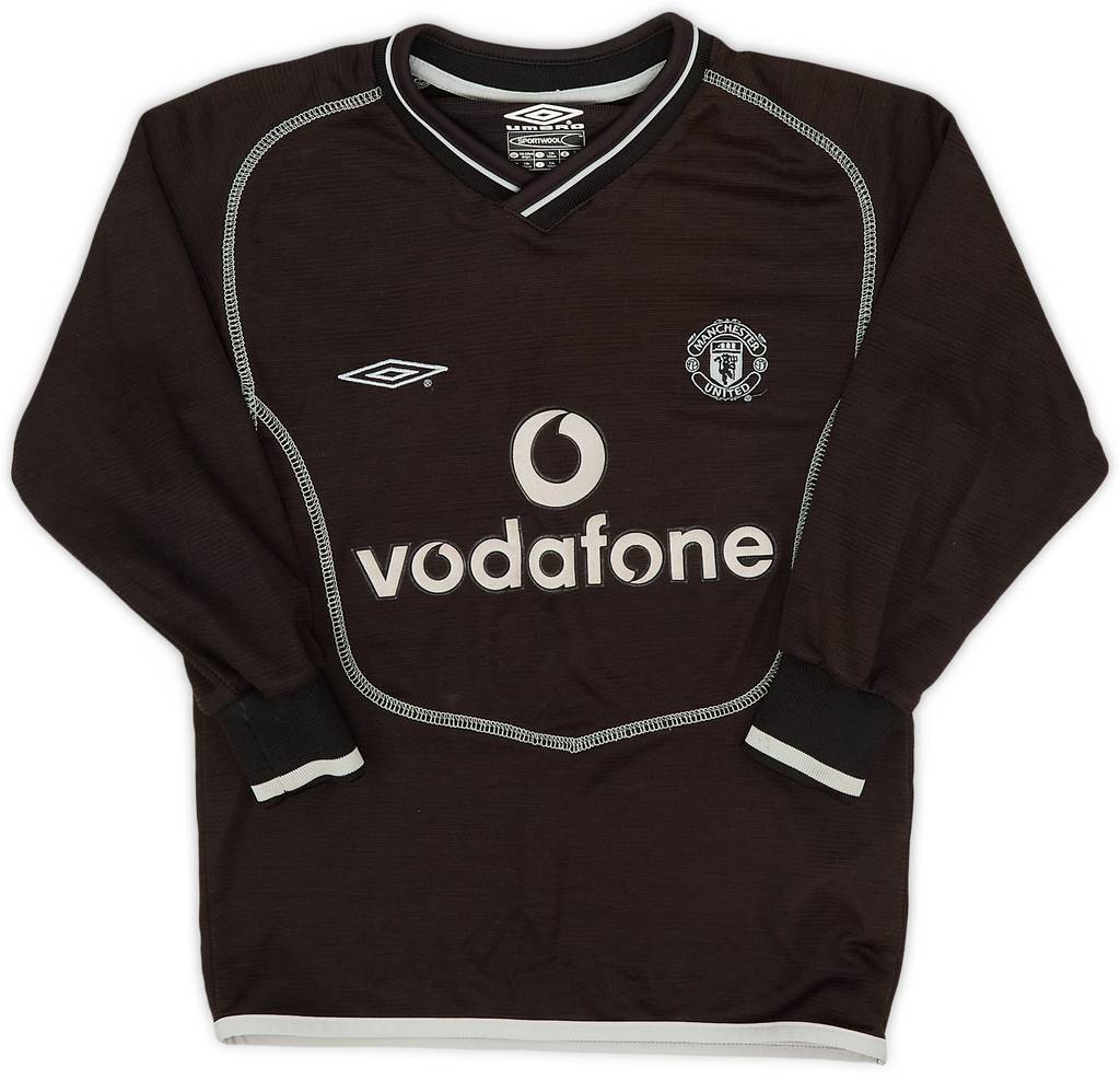 2000-02 Manchester United GK Shirt - 8/10 - (S.Boys)