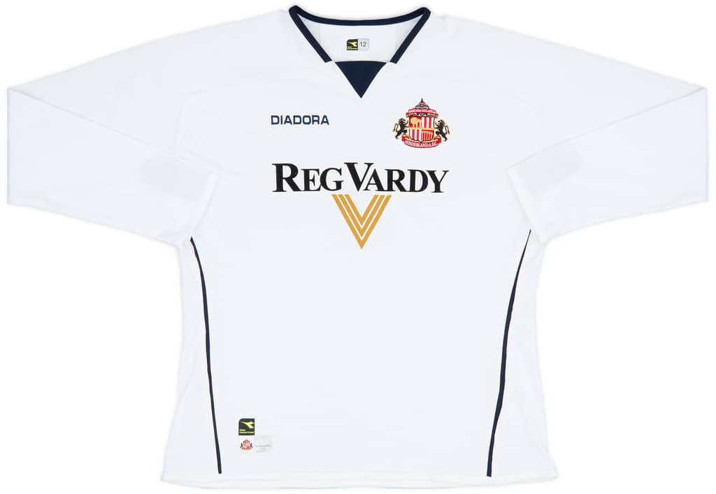 2004-05 Sunderland Away L/S Shirt - 7/10 - (Women's L)