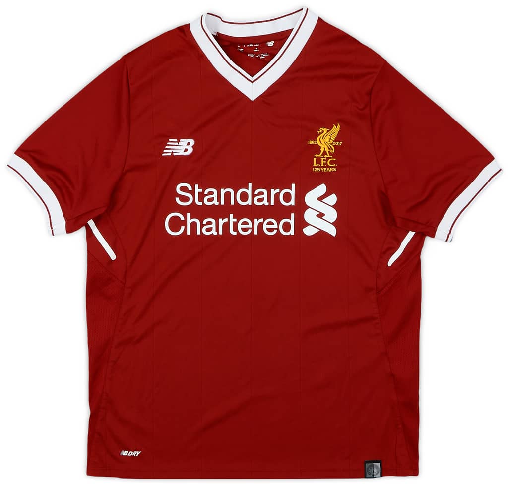 2017-18 Liverpool 125 Years Home Shirt - 8/10 - (L.Boys)