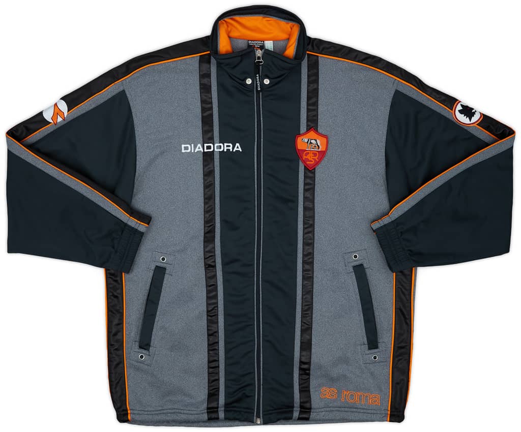 1999-00 Roma Diadora Track Jacket - 9/10 - (L)