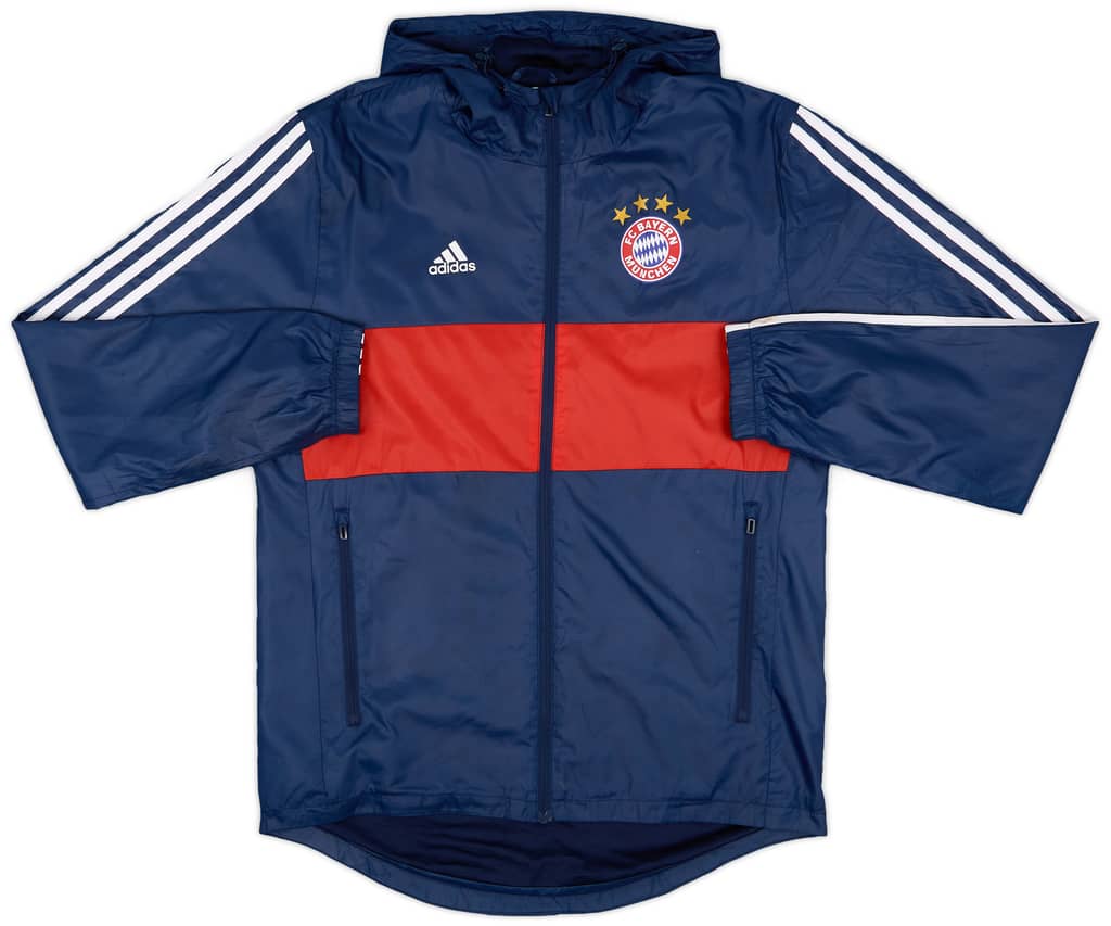 2017-18 Bayern Munich adidas Hooded Rain Jacket - 7/10 - (S)