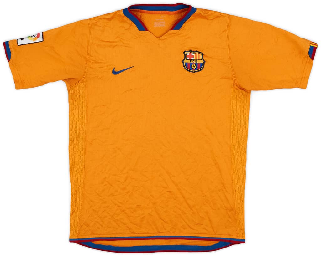 2006-08 Barcelona Away Shirt - 7/10 - (L.Boys)