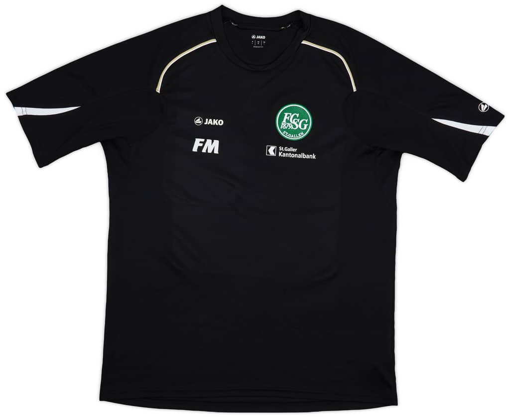 2011-12 St Gallen Jako Staff Issue Training Shirt FM - 9/10 - (M)