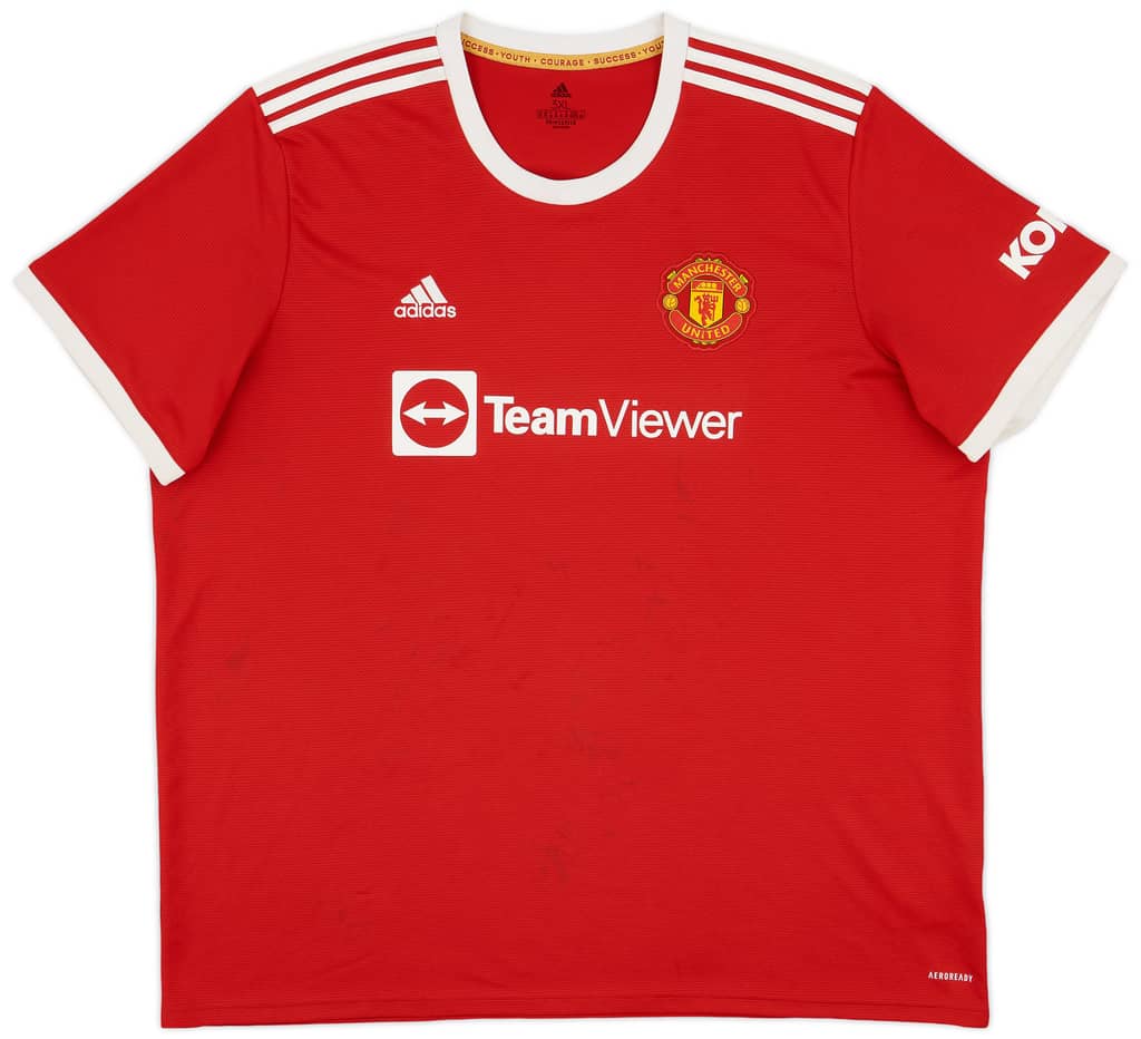 2021-22 Manchester United Home Shirt - 5/10 - (3XL)