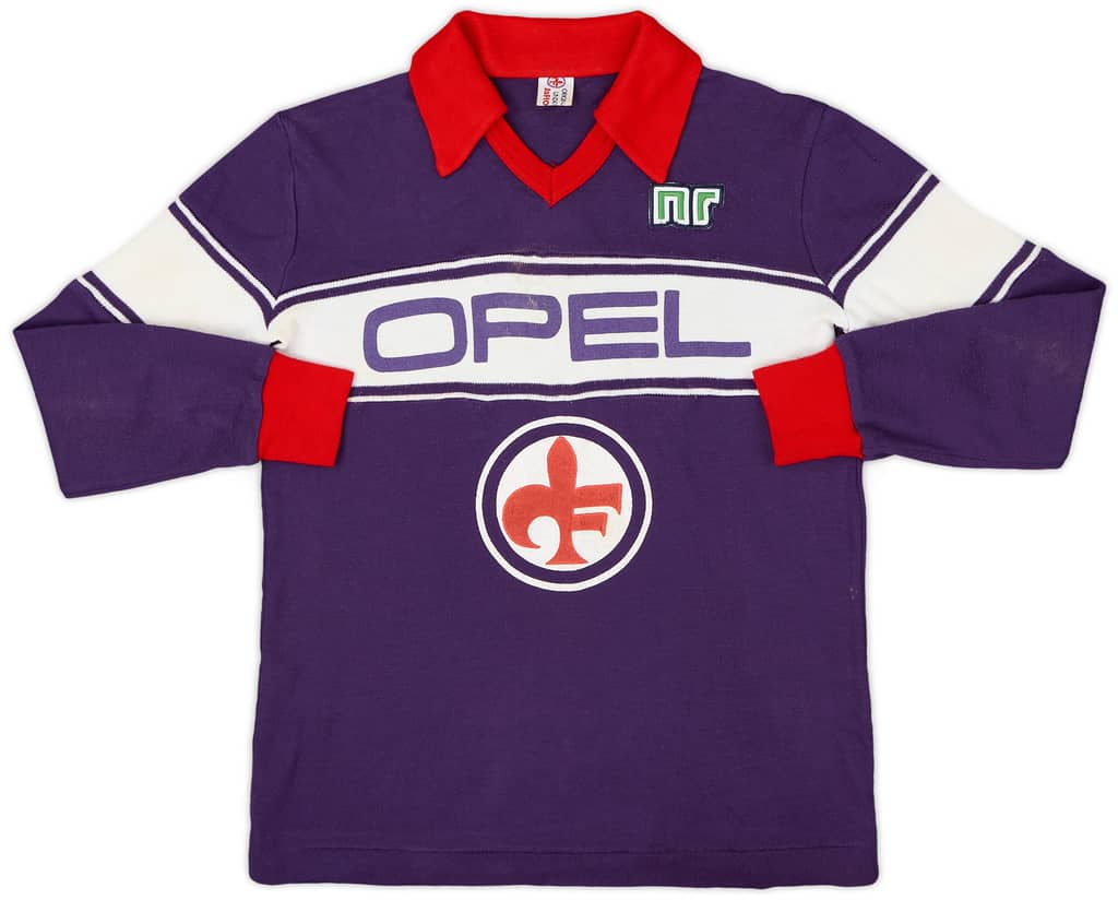1983-85 Fiorentina Home L/S Shirt - 8/10 - (S)
