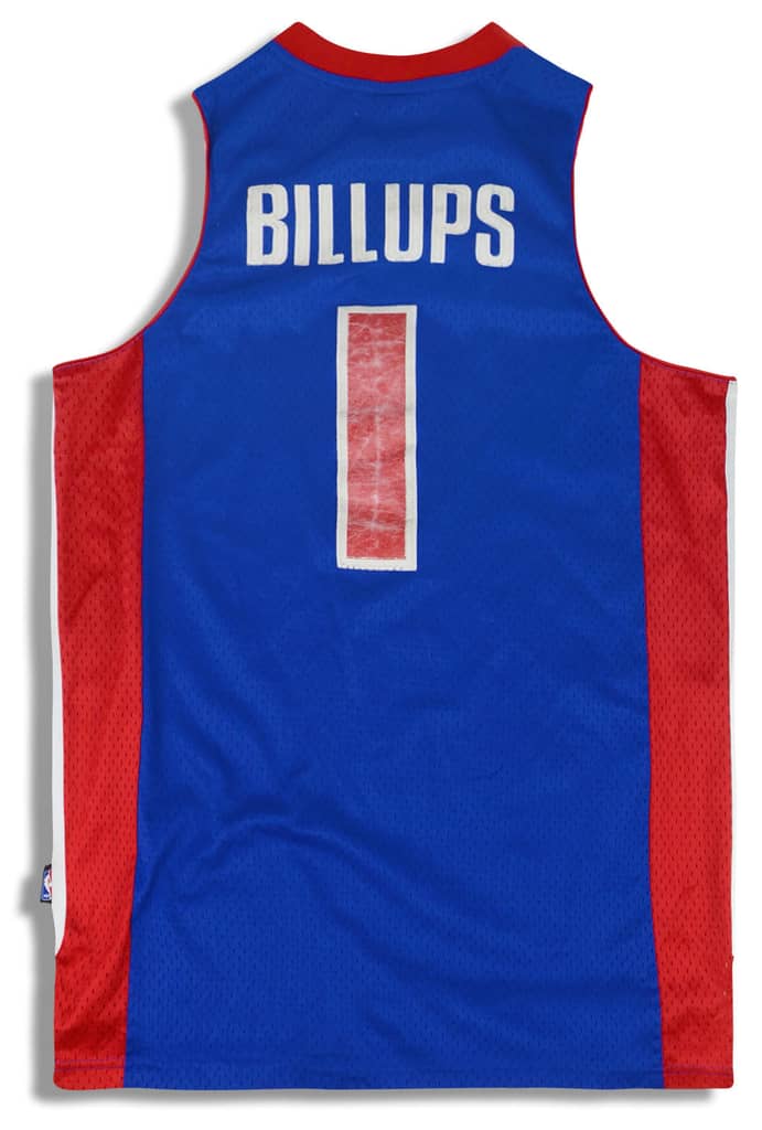 2006-08 Detroit Pistons Billups #1 adidas Swingman Jersey (Away) S