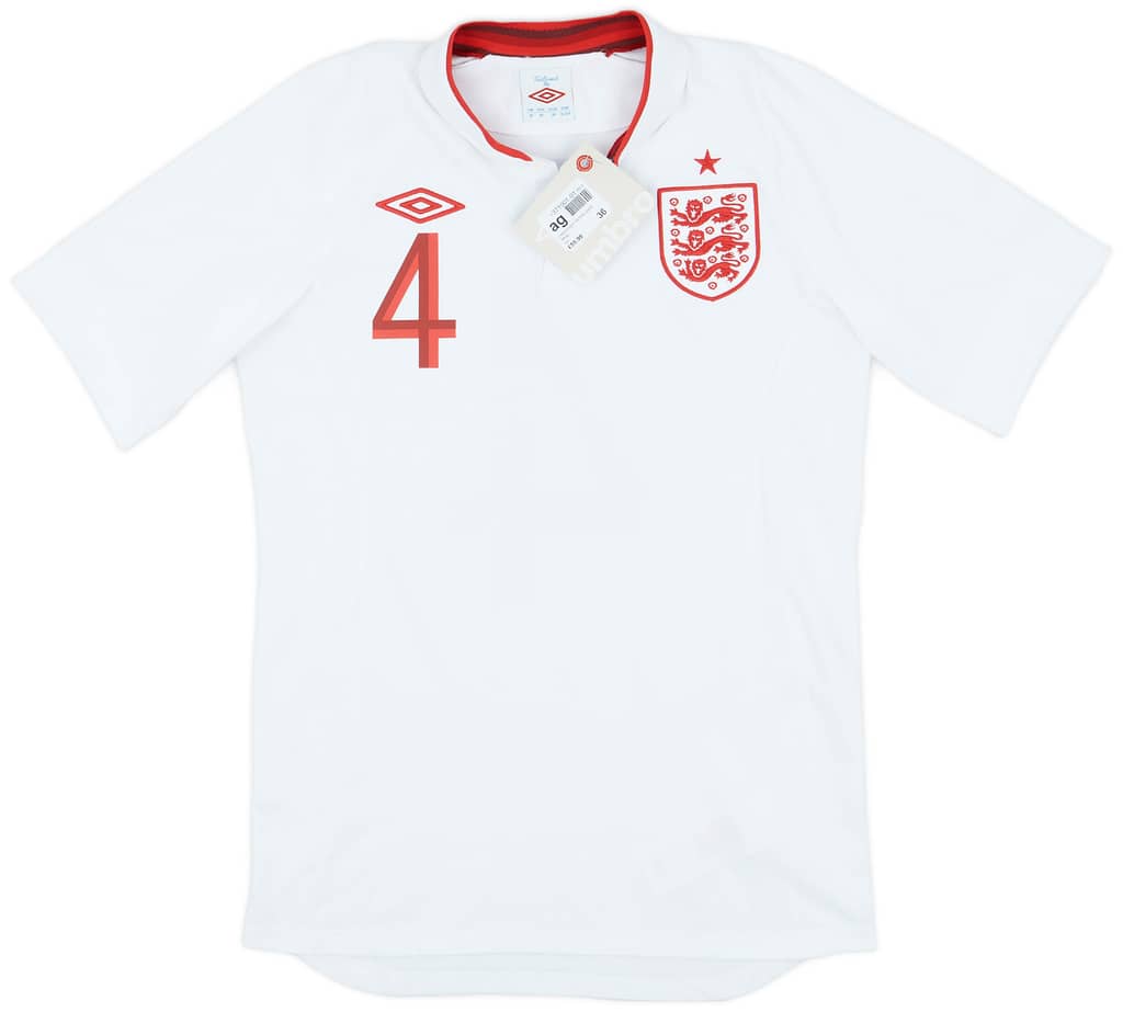 2012-13 England Home Shirt Gerrard #4 (S)