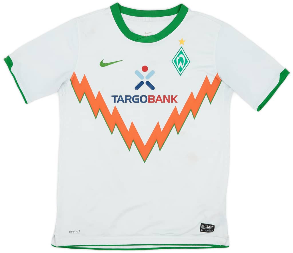 2010-11 Werder Bremen Away Shirt Marin #10 - 3/10 - (XL.Boys)