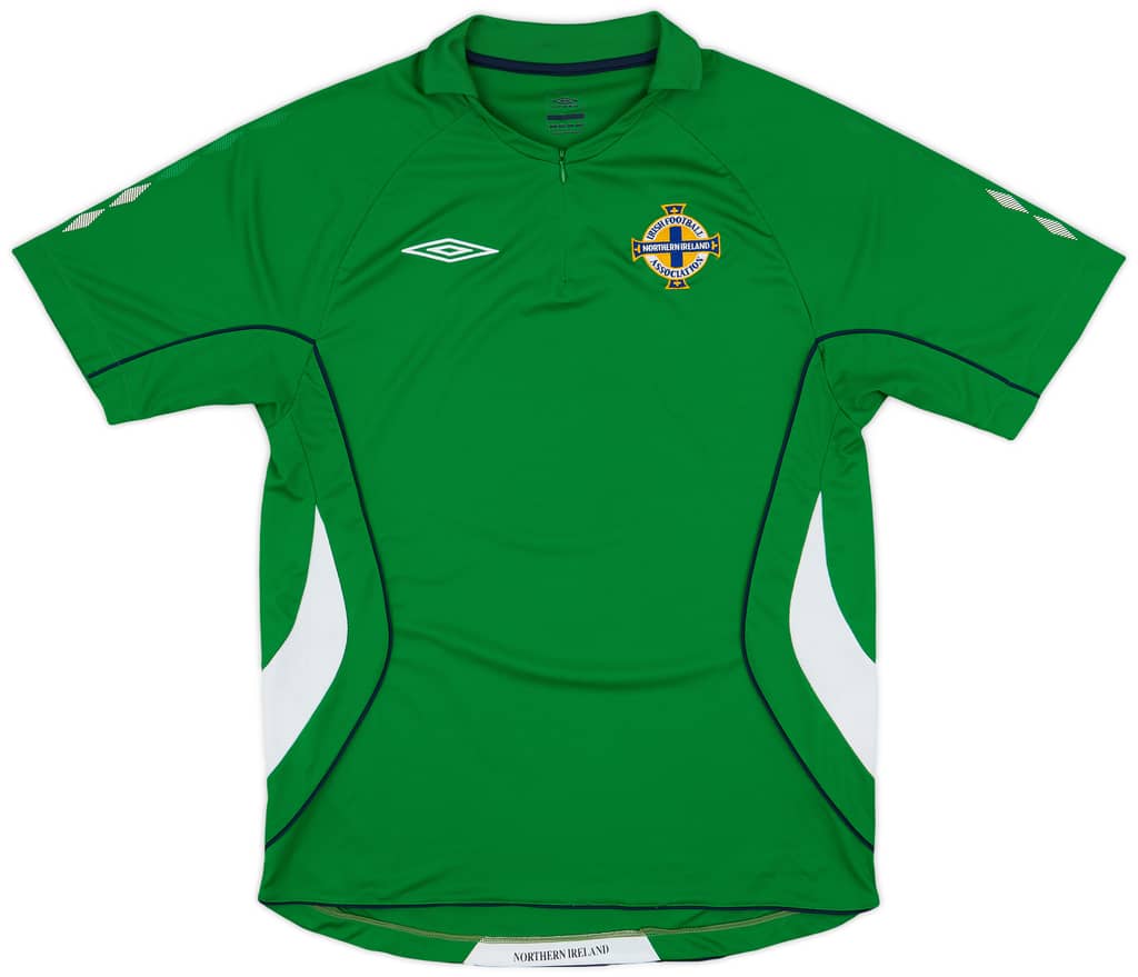 2006-08 Northern Ireland Umbro 1/4 Zip Training Shirt - 7/10 - (L)