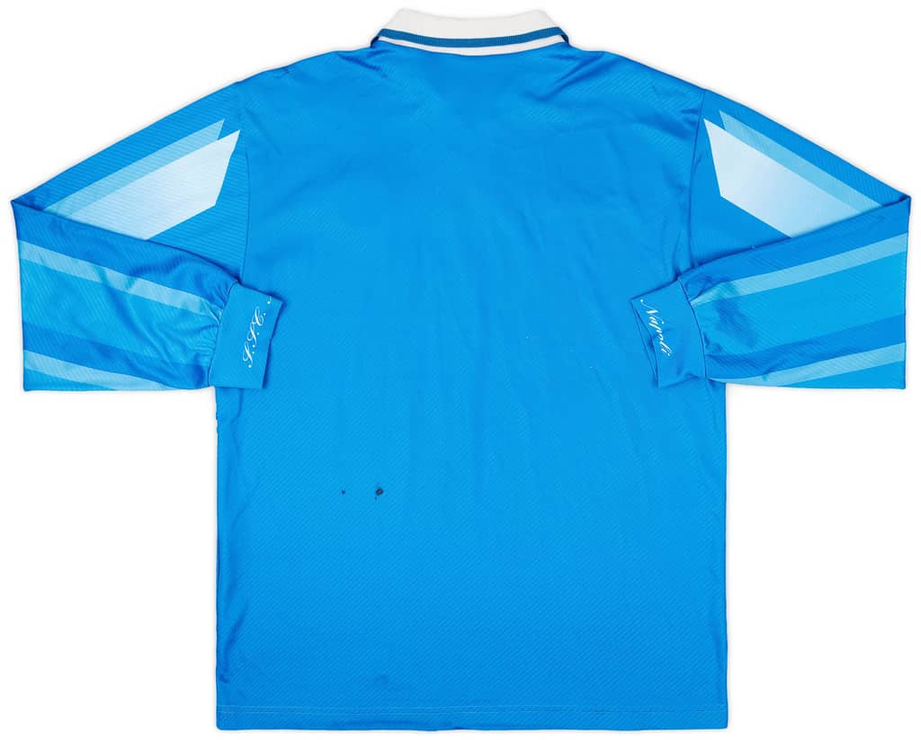 1996-97 Napoli Home L/S Shirt - 5/10 - (S)