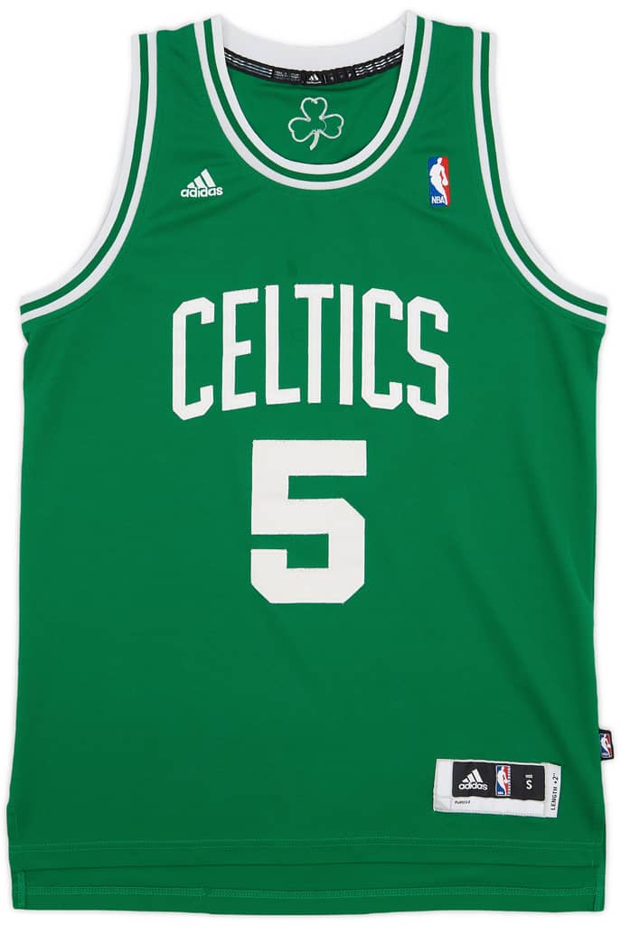 2010-13 Boston Celtics Garnett #5 adidas Swingman Away Jersey - 6/10 - (S)