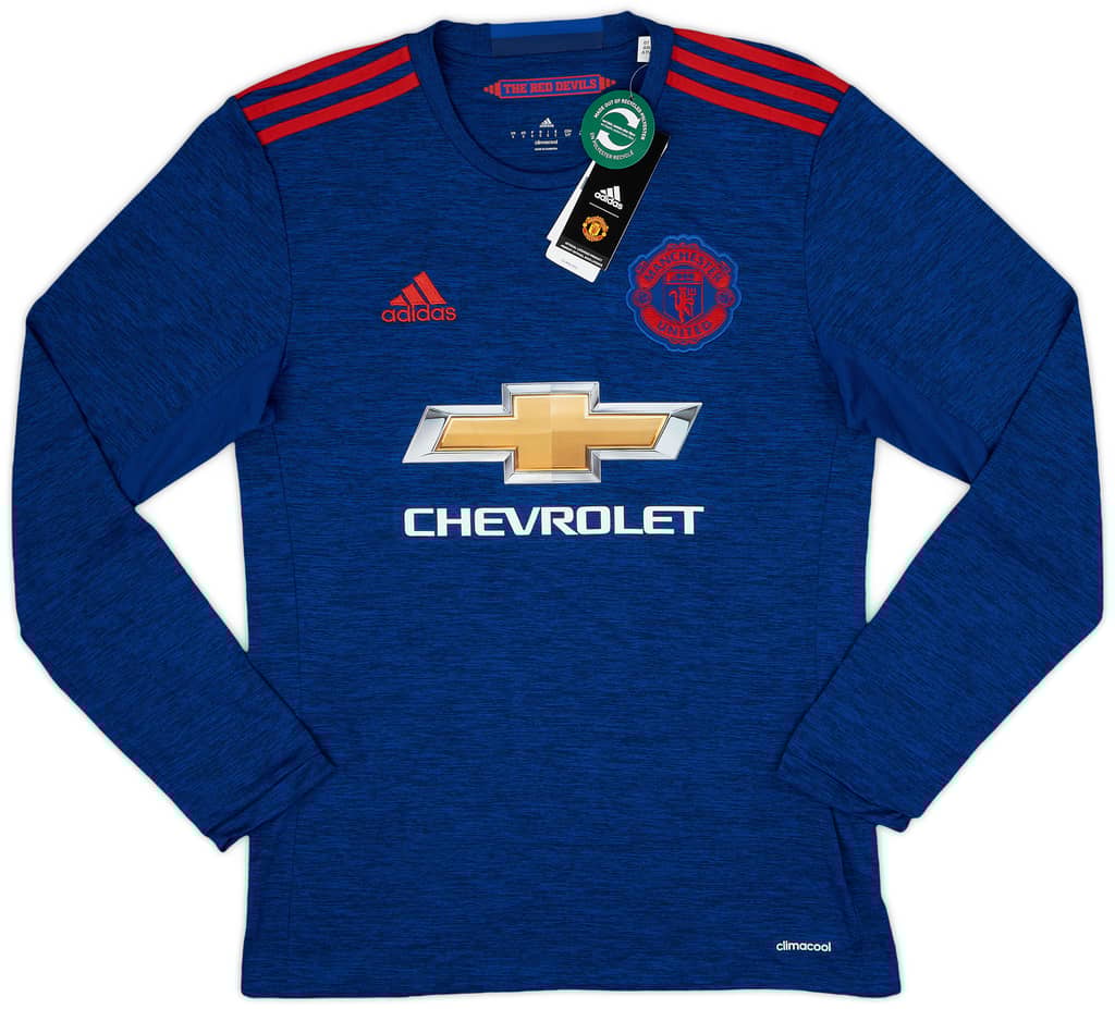 2016-17 Manchester United Away L/S Shirt Rooney #10 (S)