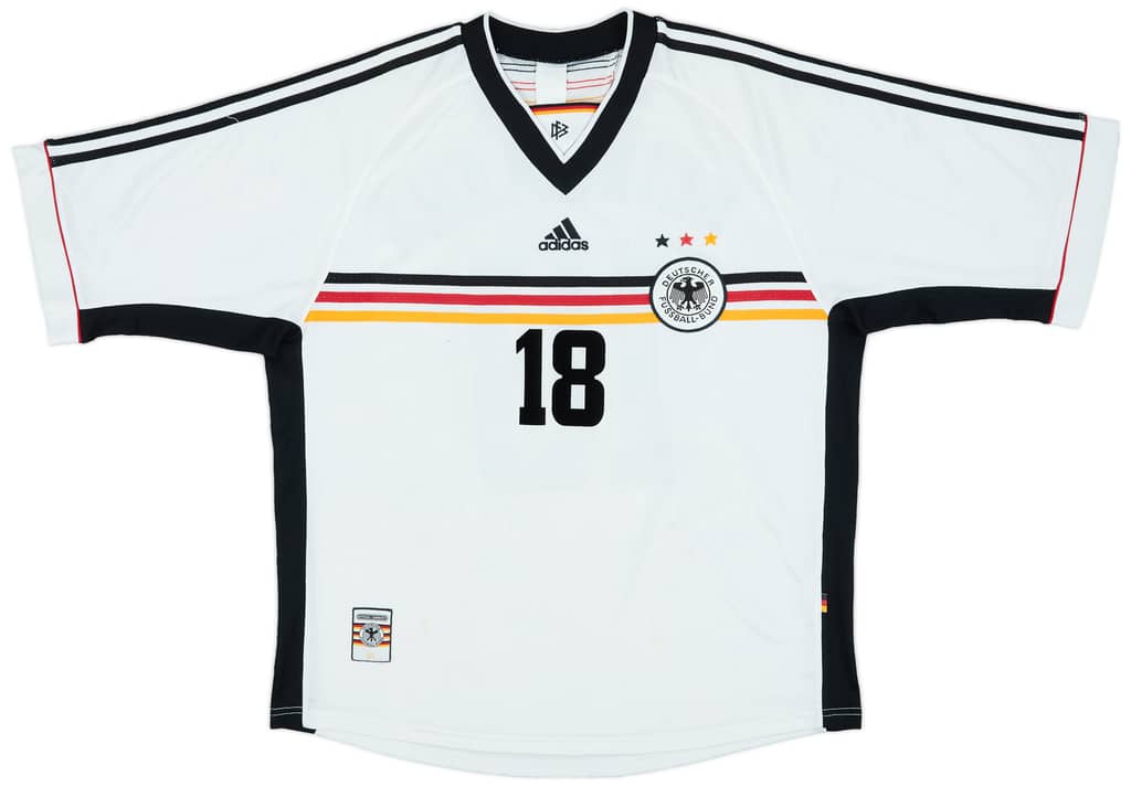 1998-00 Germany Home Shirt Klinsmann #18 - 6/10 - (XL)