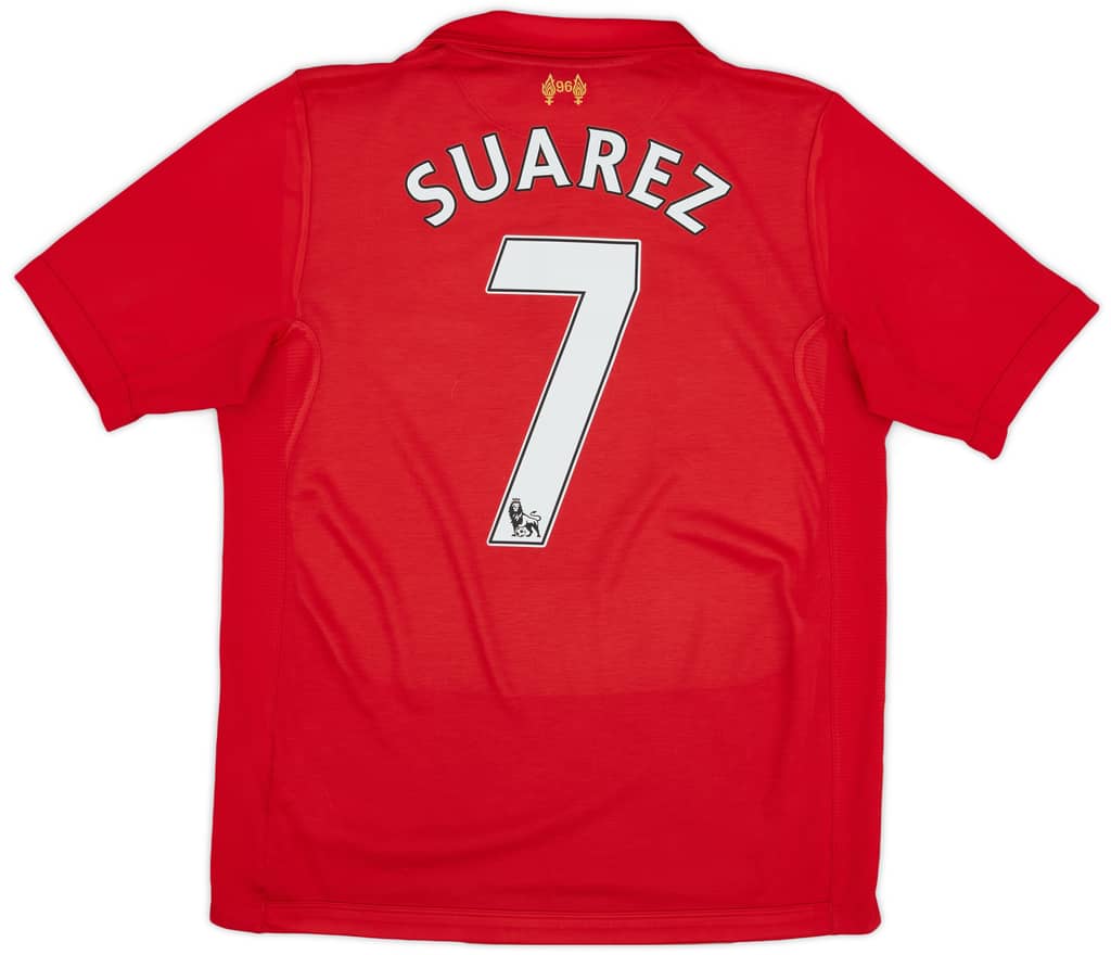 2012-13 Liverpool Home Shirt Suarez #7 - 6/10 - (S)