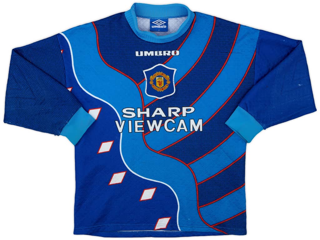 1994-96 Manchester United GK Shirt - 6/10 - (Y)