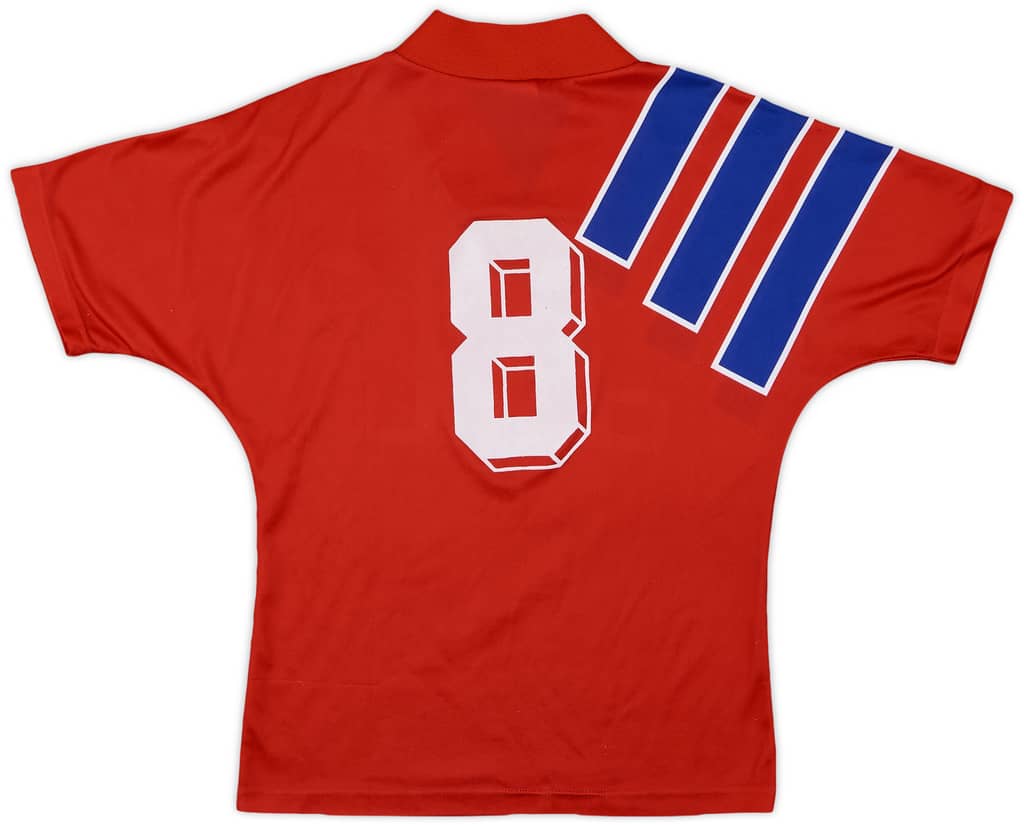 1991-93 Bayern Munich Home Shirt #8 - 8/10 - (L.Boys)