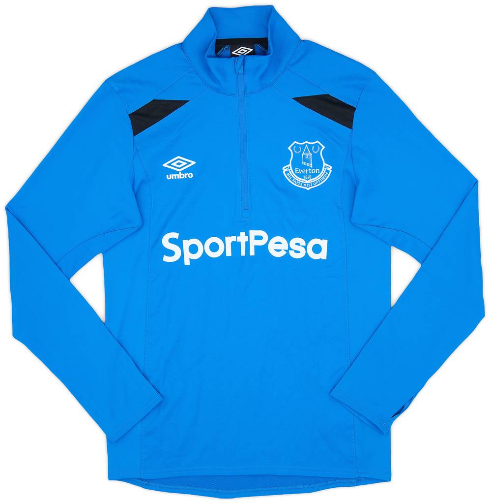 2018-19 Everton Umbro 1/4 Zip Training Top - 8/10 - (S)