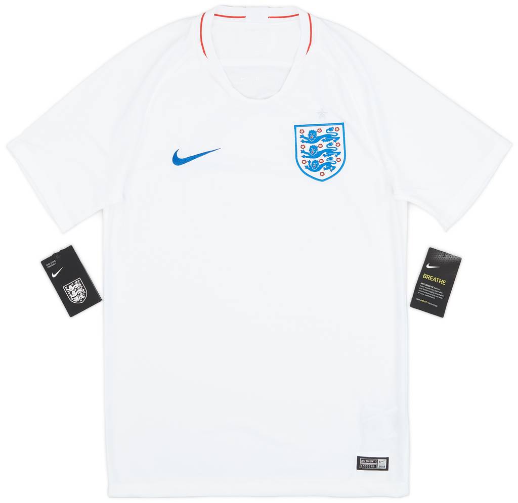 2018-19 England Home Shirt (S)