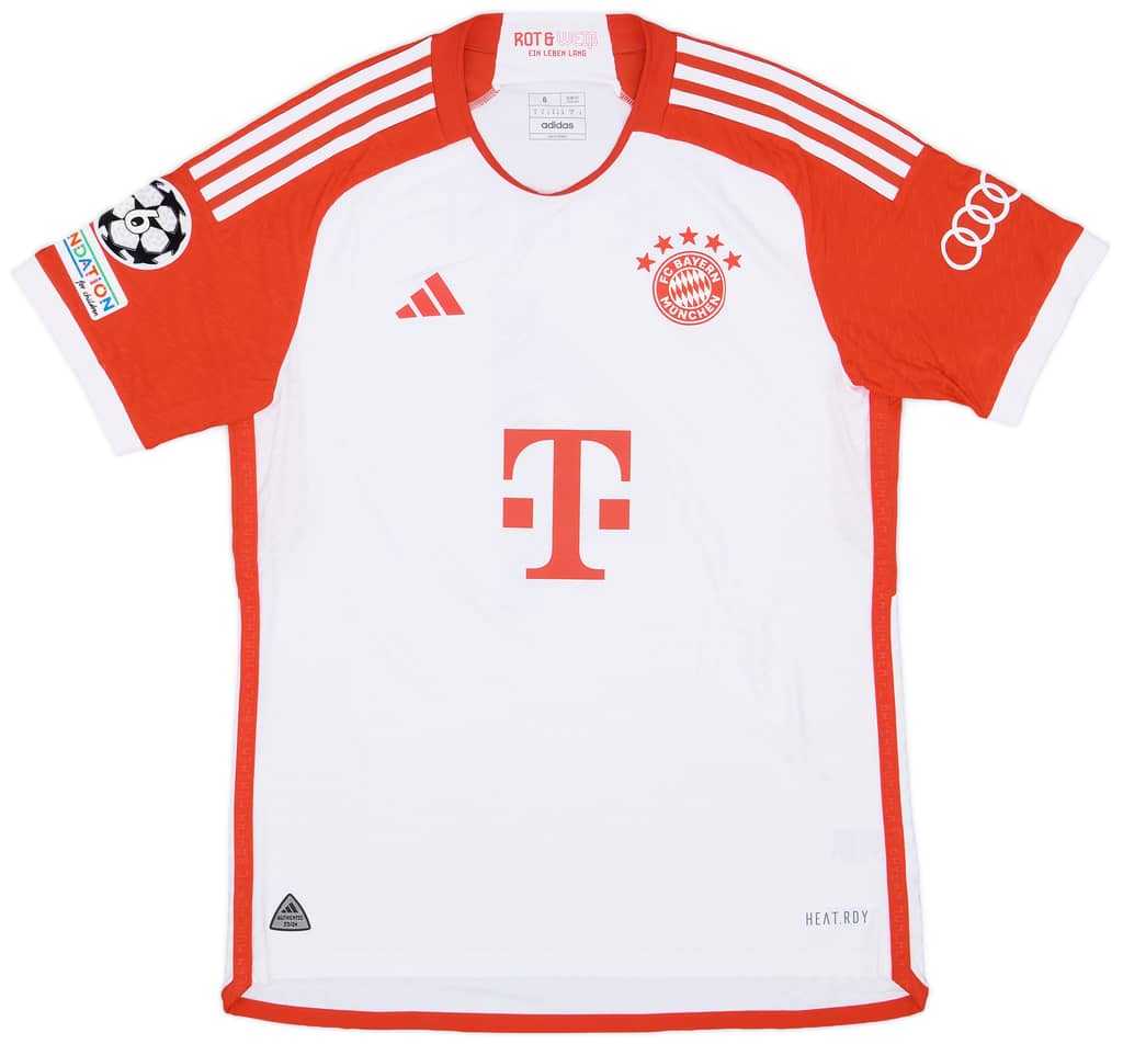 2023-24 Bayern Munich Champions League Match Issue Home Shirt De Ligt #4