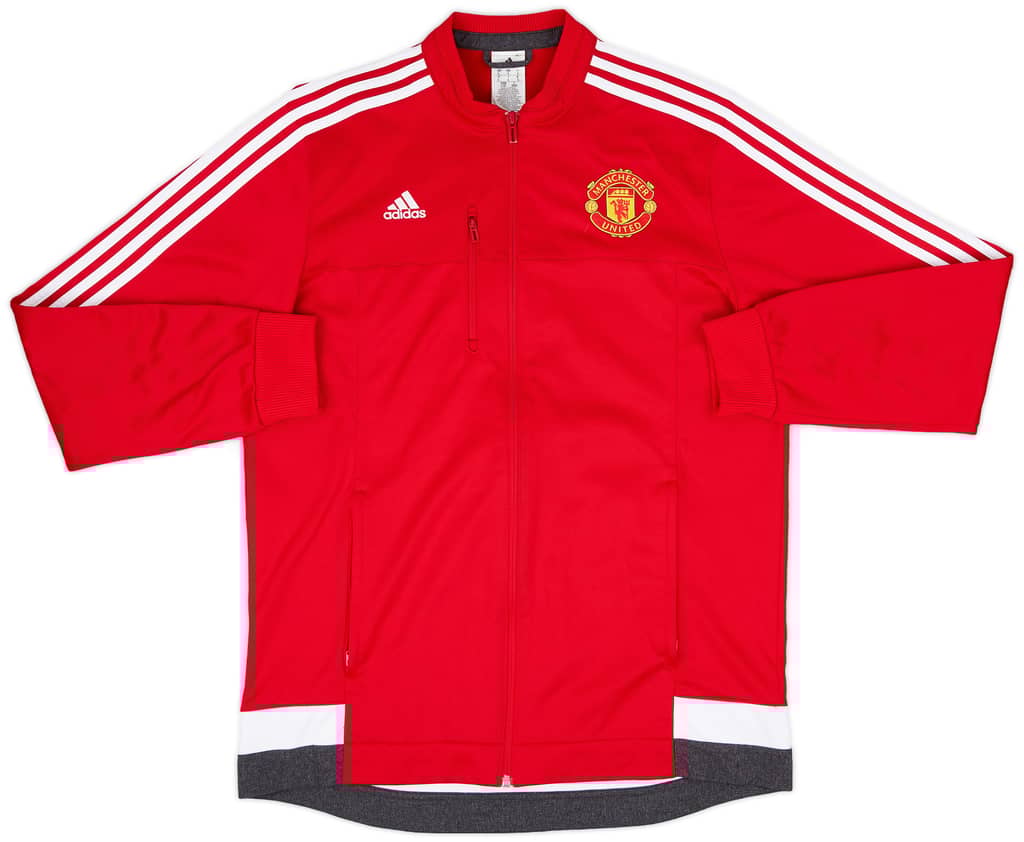 2015-16 Manchester United adidas Track Jacket - 7/10 - (L)
