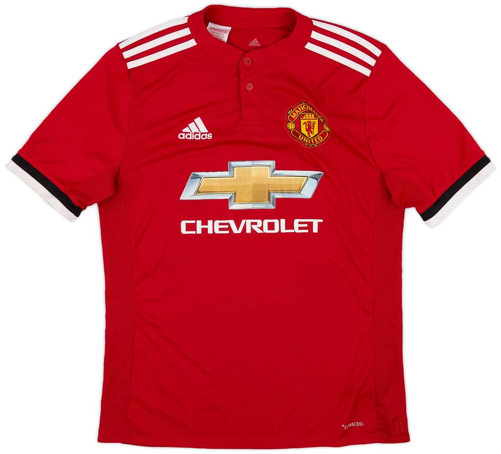 2017-18 Manchester United Home Shirt - 7/10 - (XL.Boys)