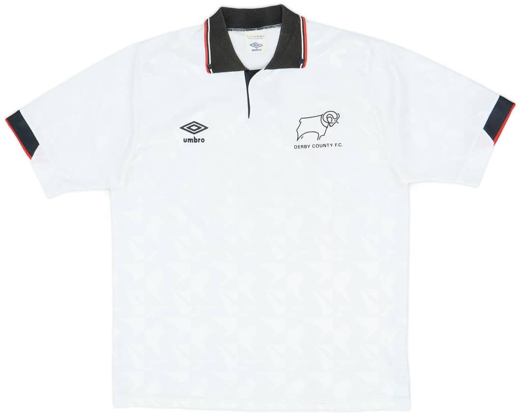 1989-91 Derby County Home Shirt - 9/10 - (M)