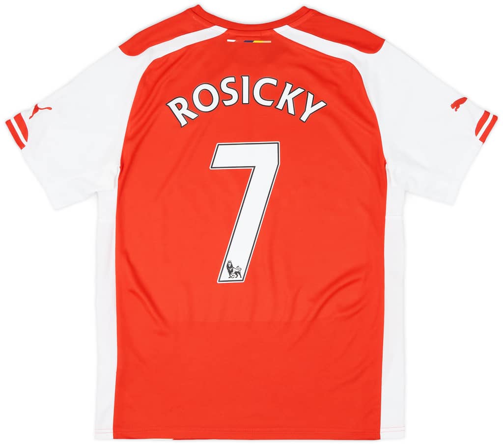 2014-15 Arsenal Home Shirt Rosicky #7 - 8/10 - (M)
