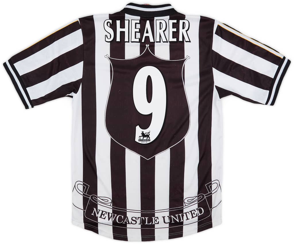 1997-99 Newcastle Home Shirt Shearer #9 - 6/10 - (S)