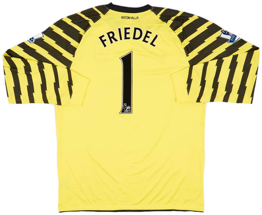 2010-11 Aston Villa Match Issue GK Shirt Friedel #1