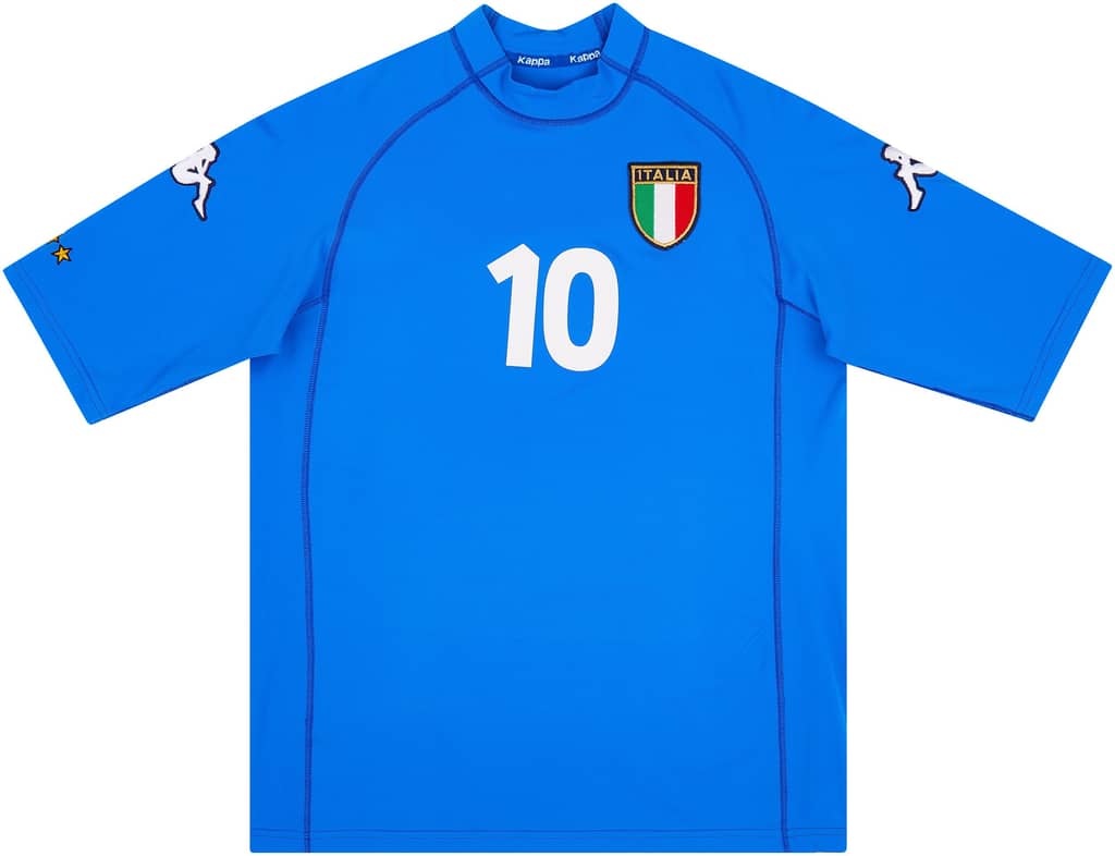 2000-01 Italy Home Shirt Del Piero #10 - 8/10 - (S)