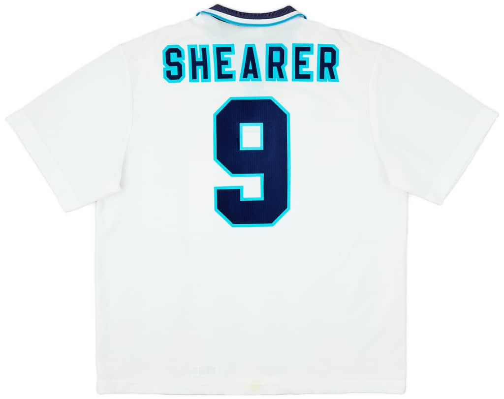 1995-97 England Home Shirt Shearer #9 - 6/10 - (XXL)