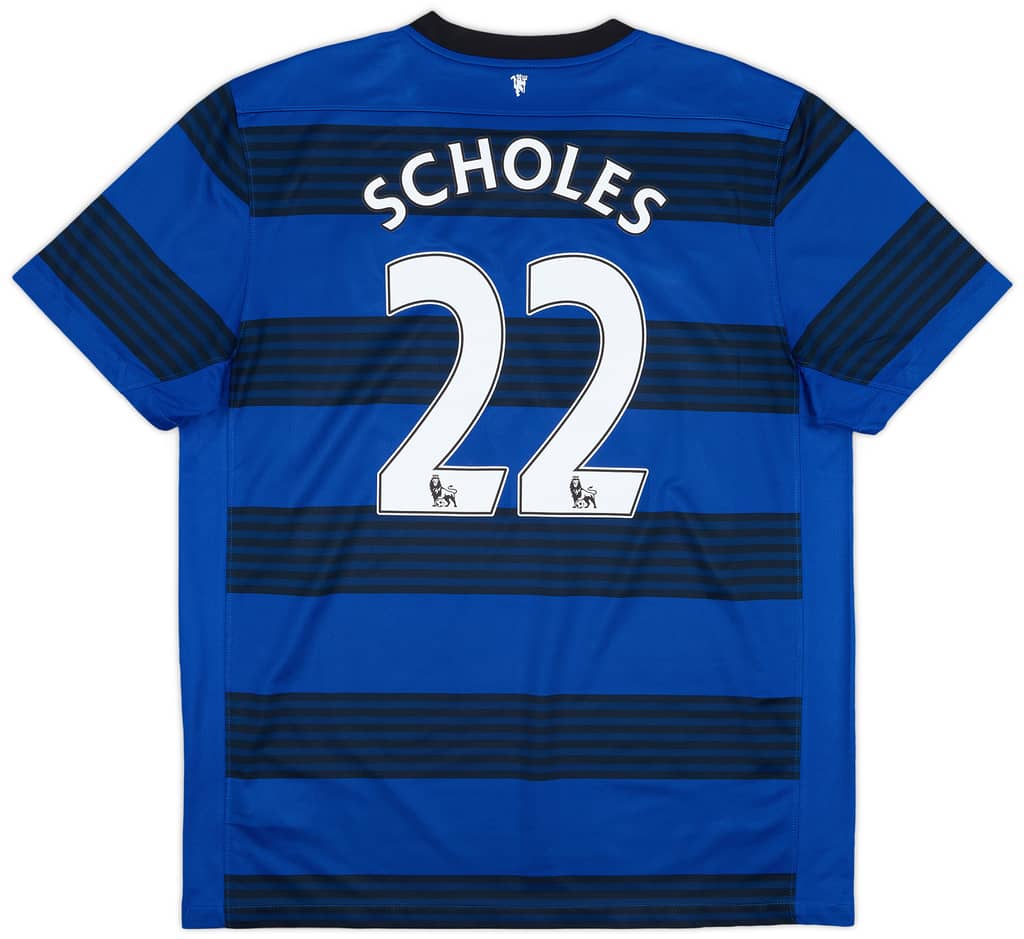 2011-13 Manchester United Away Shirt Scholes #22